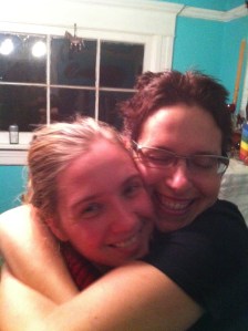 Miranda the stylist and short-haired Iris