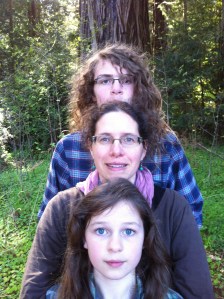 Boy & Mama totem pole