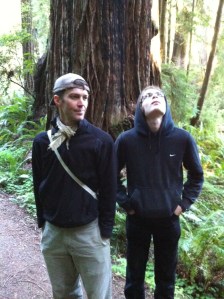 Sam before he was taller than Joe amongst the giants