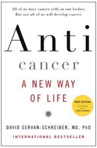 Anti Cancer- empowering story of how to stack the deck in your favor in the cancer game. Very practical- written by a doctor who lived twenty years after a 4 month diagnosis.