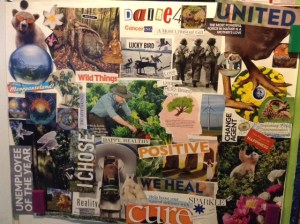 Our family Collage that we made at the retreat.