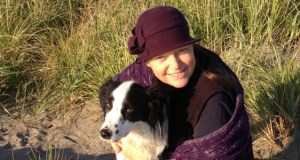 With Trudy at the Beach