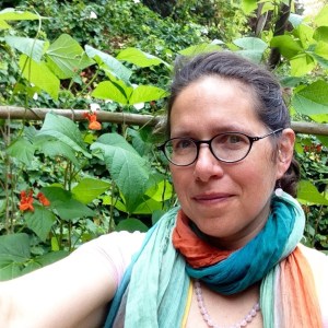 Runner beans and hair long enough to wear pigtails.