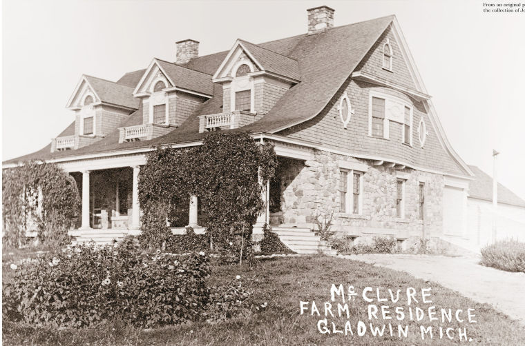 McClure Farm Photo from Gladwin Historical Society - house where I played dress -up as a child.