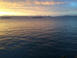 The light was so perfect