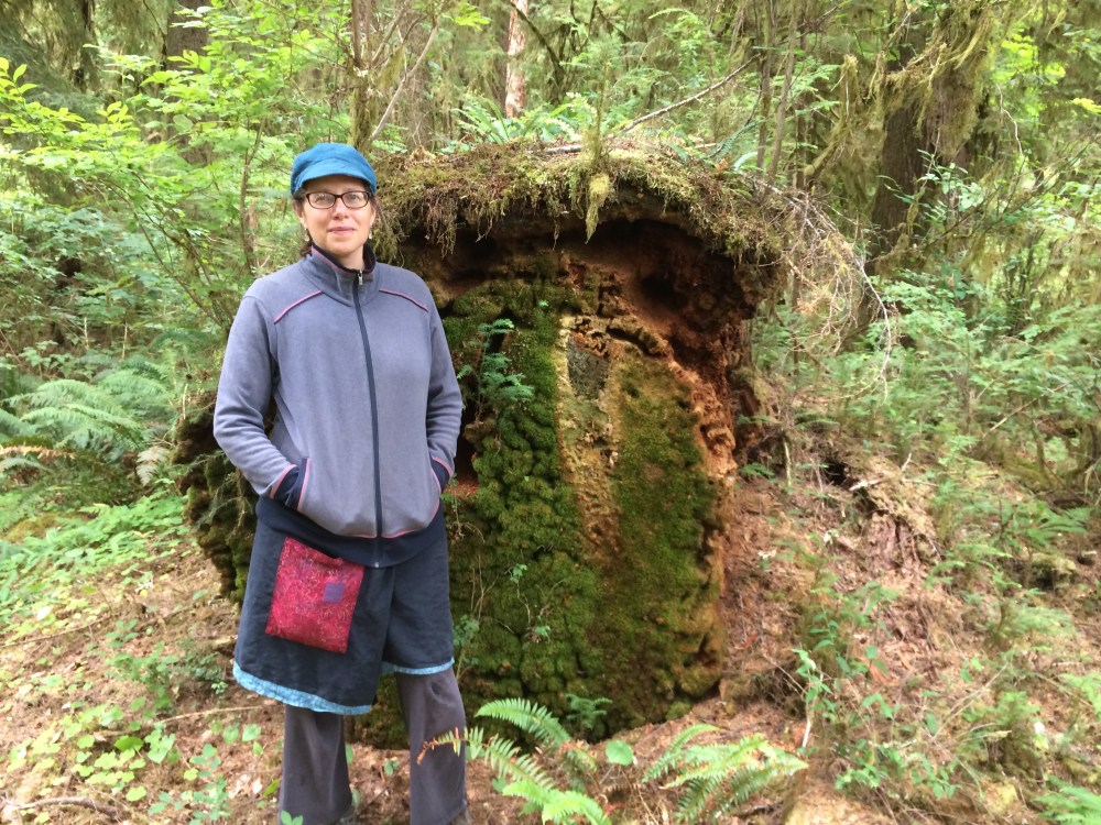 A tree can take hundreds of years to decompose in the forest, and provides many functions for other species for the hundreds of years from upright dead tree, to soil.