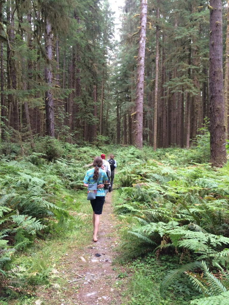 Walking the Sam's Loop trail. 